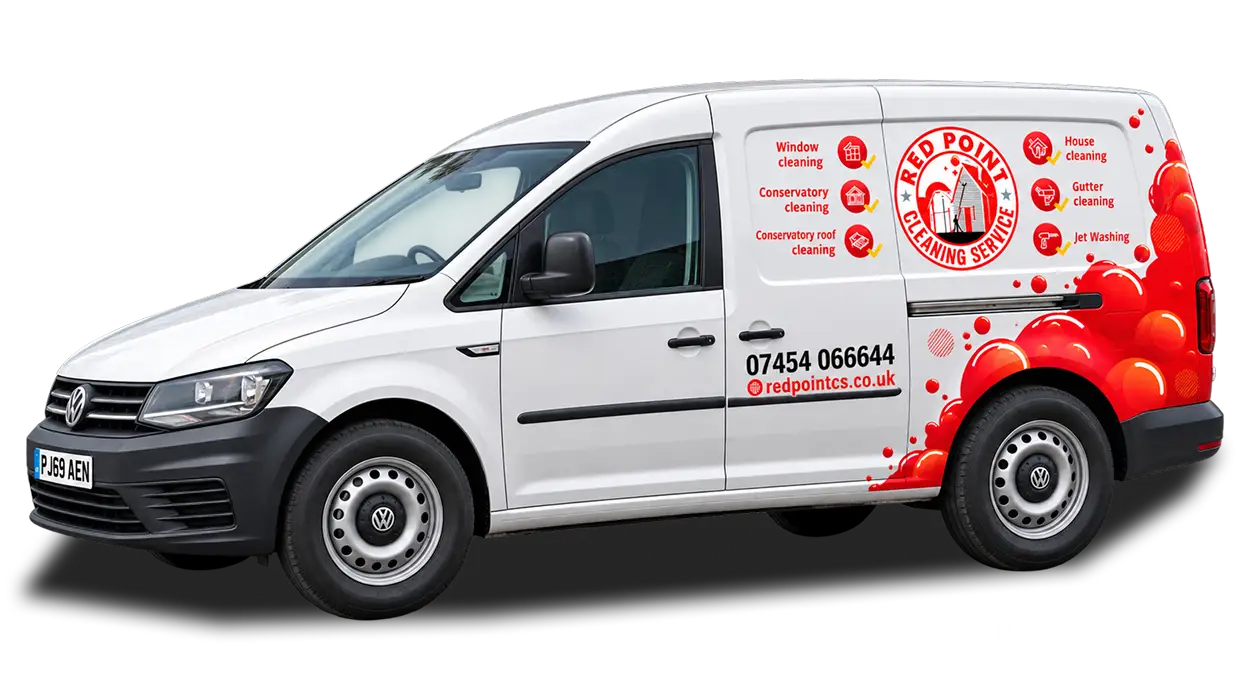 Red Point Cleaning Service van